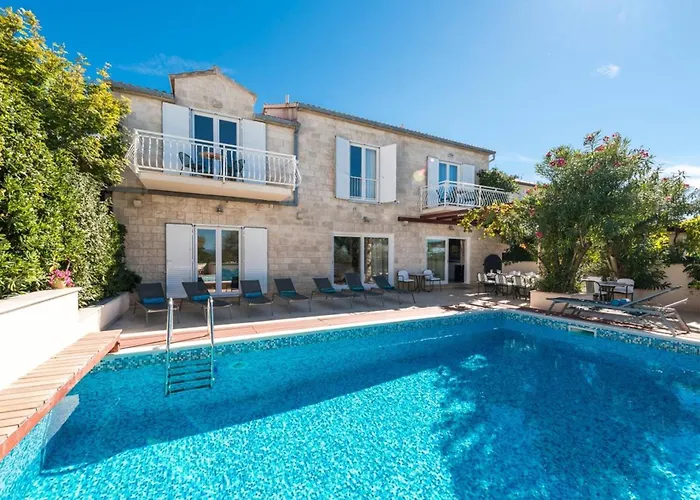 Villa Luxury Beachfront Villa Casa Mare With Heated Pool Near Supetar - Brac *