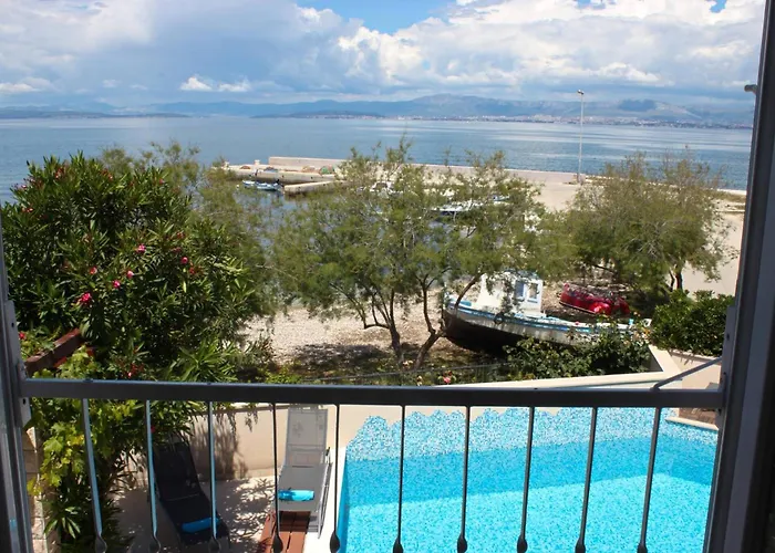 Luxury Beachfront Villa Casa Mare With Heated Pool Near Supetar - Brac Villa