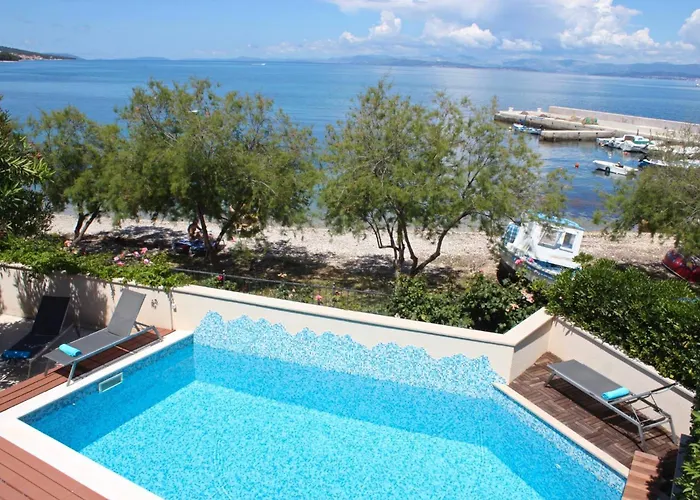 Villa Luxury Beachfront Villa Casa Mare With Heated Pool Near Supetar - Brac