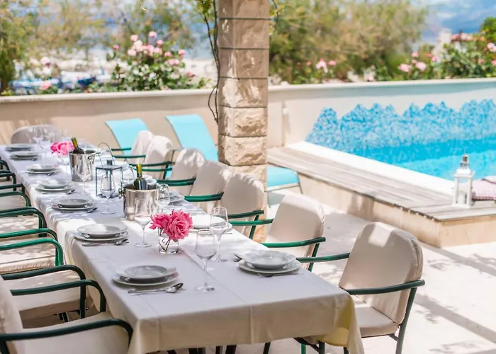 Luxury Beachfront Villa Casa Mare With Heated Pool Near Supetar - Brac Villa Supetar